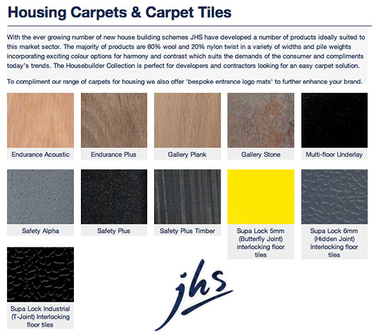 JHS Hardwearing Carpet Tiles