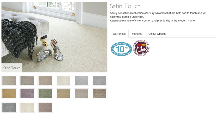Abingdon Satin Touch Carpets
